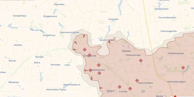 ЗС РФ окупували село Архангельське на Донеччині dqxikeidqxidqeant