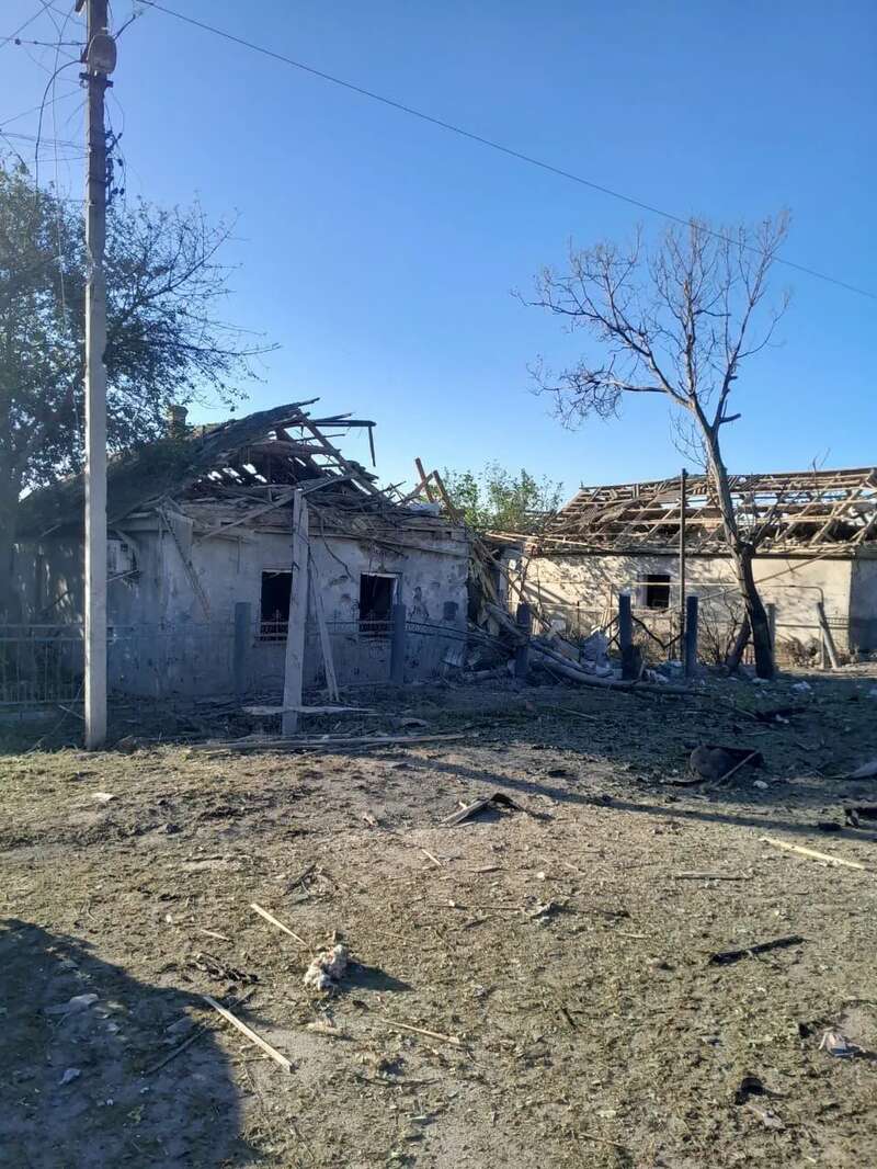 The occupiers hit Belozerka in the Kherson region: houses were damaged, there was a casualty. Photo dqxikeidqxidqrant