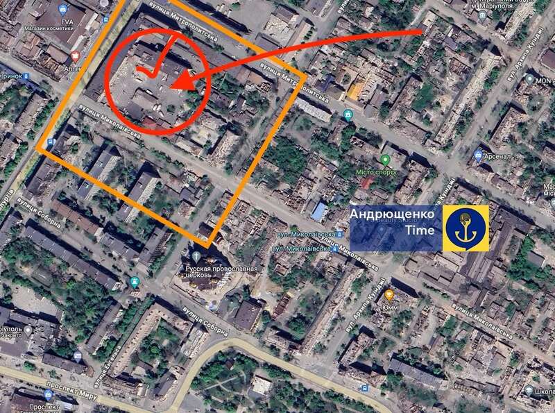 В Мариуполе раздался взрыв: в центре оккупированного города поднялся дым. Фото