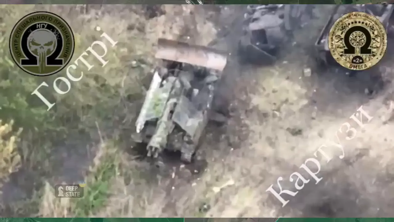 The Ukrainian Armed Forces punished the invaders who wanted to evacuate damaged infantry fighting vehicles in the Kharkov region. Video dqxikeidqxidqrant