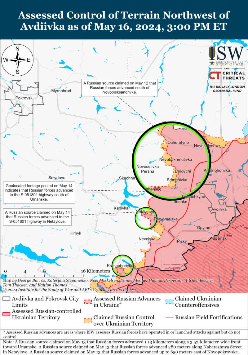 The Ukrainian Armed Forces ousted the enemy from a position near Kupyansk, the Russian Federation is pressing in the Kharkov region: ISW maps