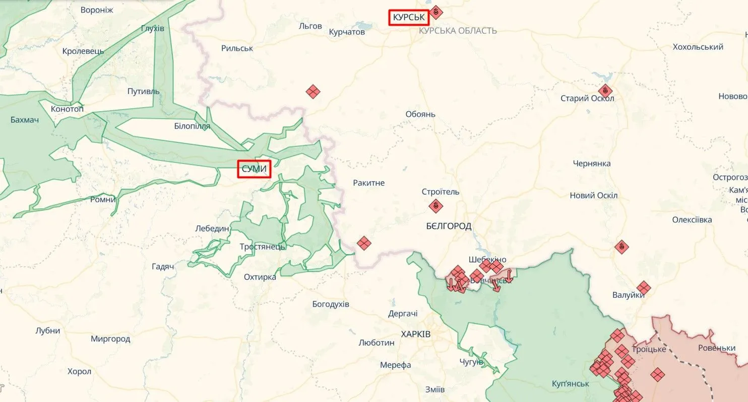 Біля кордону з Сумщиною воїни ЗСУ знищили два російських танки: відпрацювали артилерія і FPV-дрони. Відео