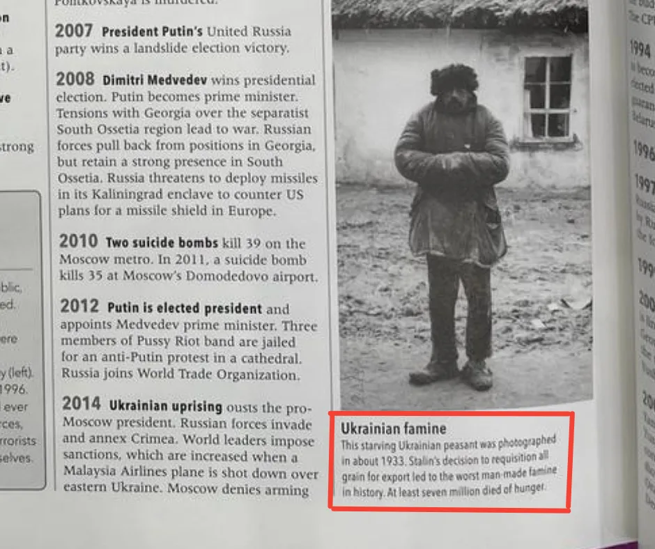 ’’Голодомор – не геноцид, а Росія проводить ’’спецоперацію’’. У британській енциклопедії опублікували спотворені факти про історію України dqxikeidqxidqrant