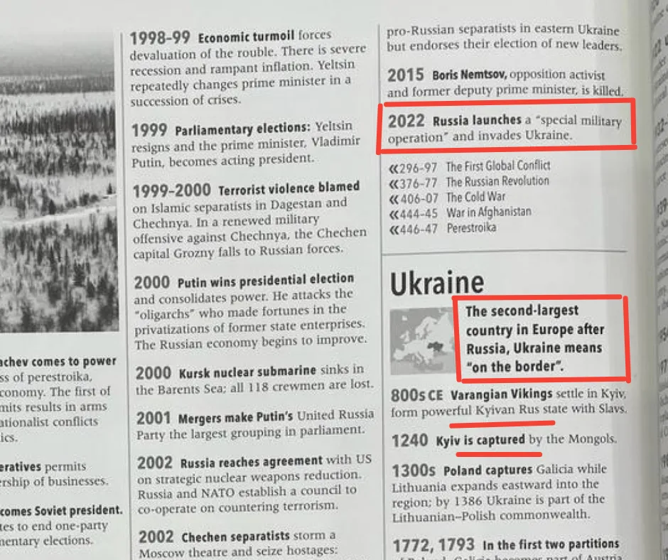 ’’Голодомор – не геноцид, а Росія проводить ’’спецоперацію’’. У британській енциклопедії опублікували спотворені факти про історію України