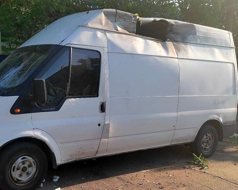 Shelling of Nikopol on May 24 dqxikeidqxidqrant