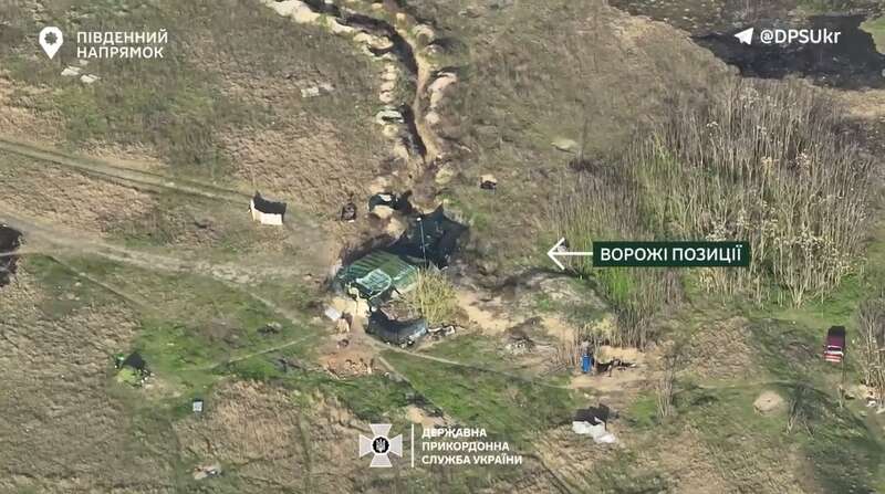 Прикордонники розбили позиції окупантів на півдні України. Відео dqxikeidqxidqrant