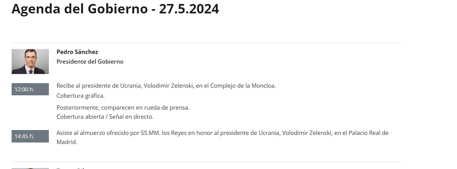 Spain announced a new date for Zelensky’s visit dqxikeidqxidqrant