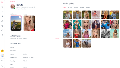 Анкета Камилы из Польши