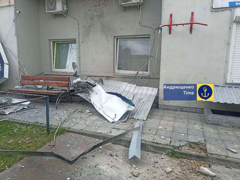 A drone attacked the occupation administration in Kakhovka. Photo and video