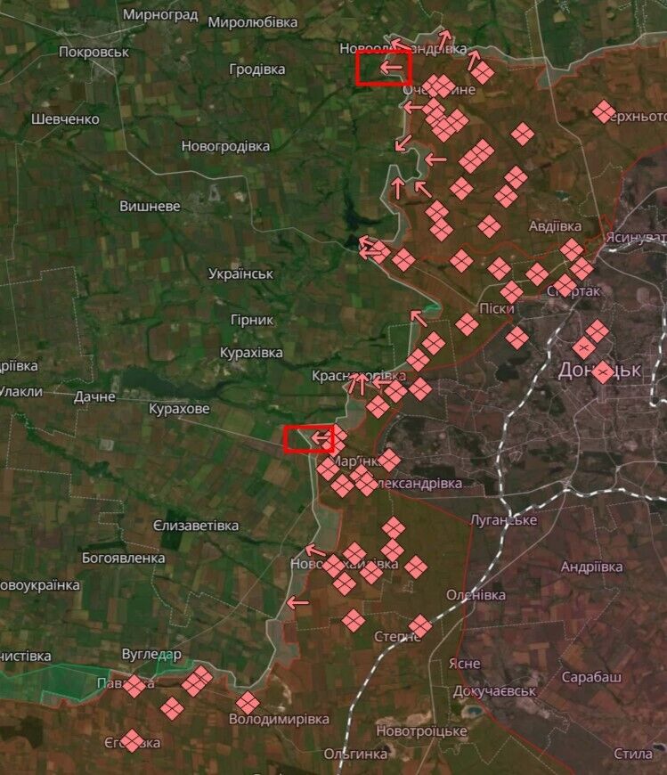 Окупанти активізувалися у районі Урожайного на Времівському напрямку, триває бій – Генштаб