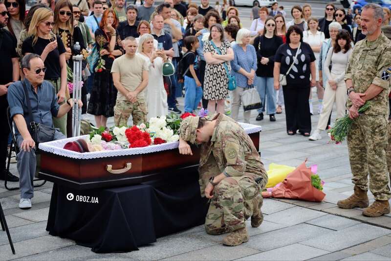 У Києві попрощались із військовослужбовицею з Криму Шурою