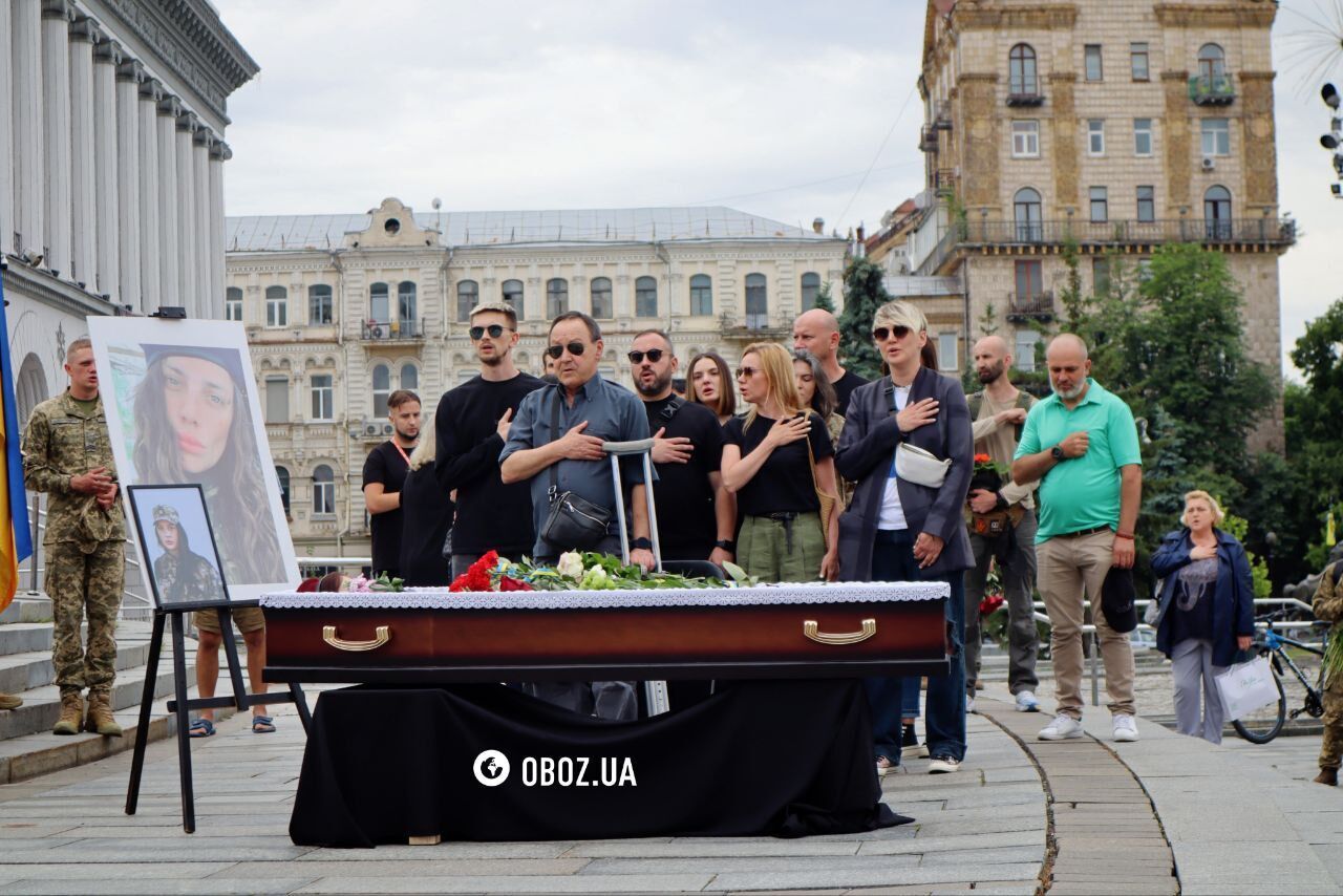 У Києві попрощались із військовослужбовицею з Криму Шурою