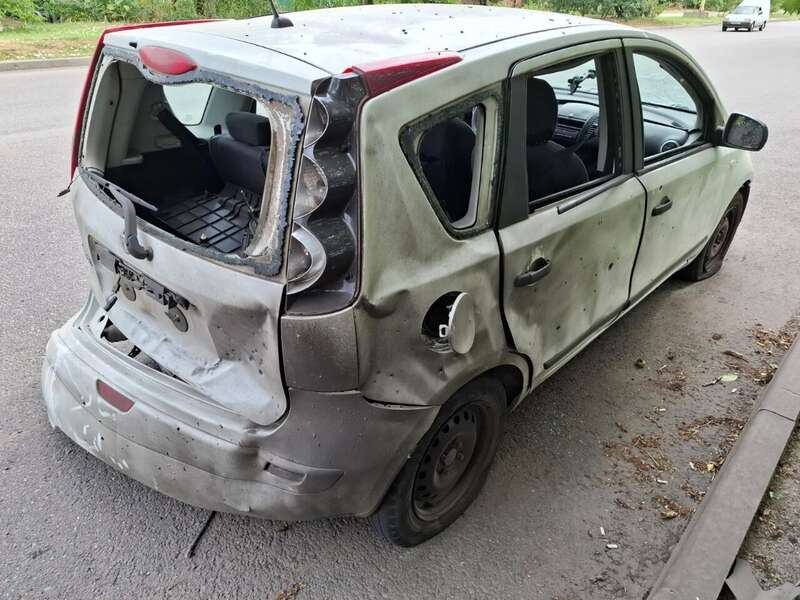 Russian troops attacked the Nikopol region with UAVs and artillery: wounded and destroyed. Photo