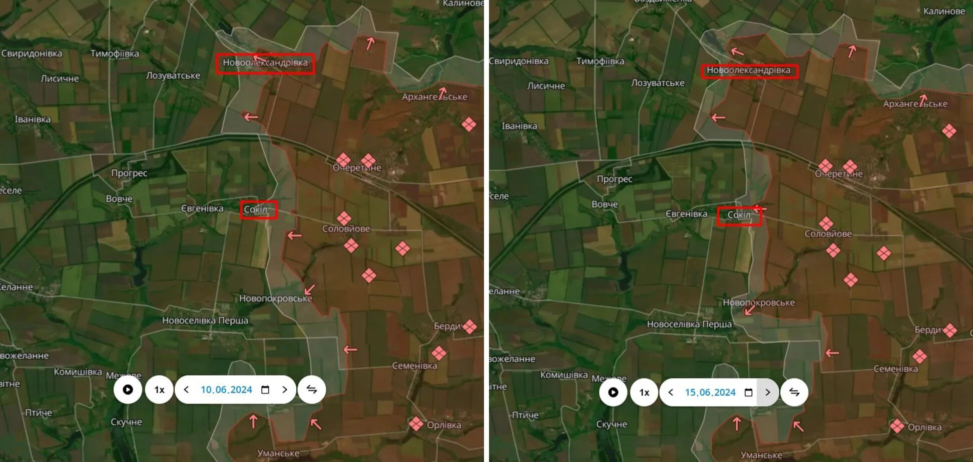Окупантам вдалося просунутися на Донеччині та Харківщині: карти DeepState та ISW dqxikeidqxidqeant