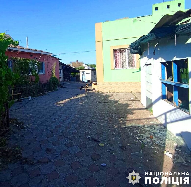 Последствия вражеских обстрелов Херсона