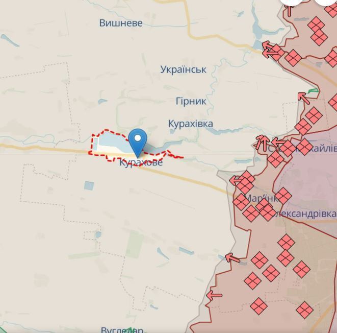 The occupiers struck the center of Kurakhovoy from qhiqquiqeeiqxzant