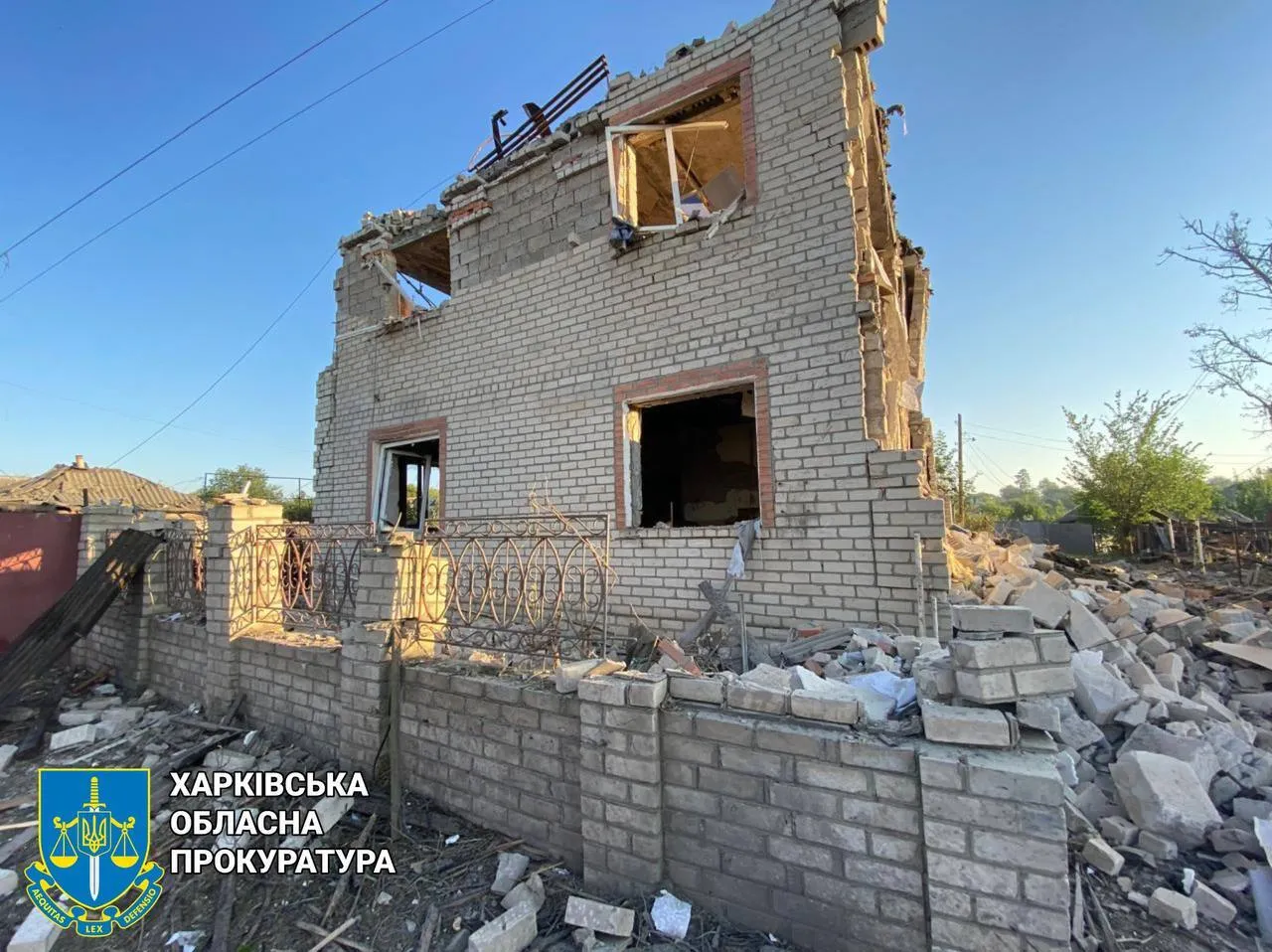 На Харківщині внаслідок ворожих ударів одна людина загинула, ще п’ять поранені. Фото