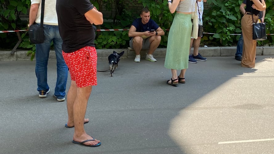 Черга під ТЦК Солом’янського району Києва, 16 липня 2024 року