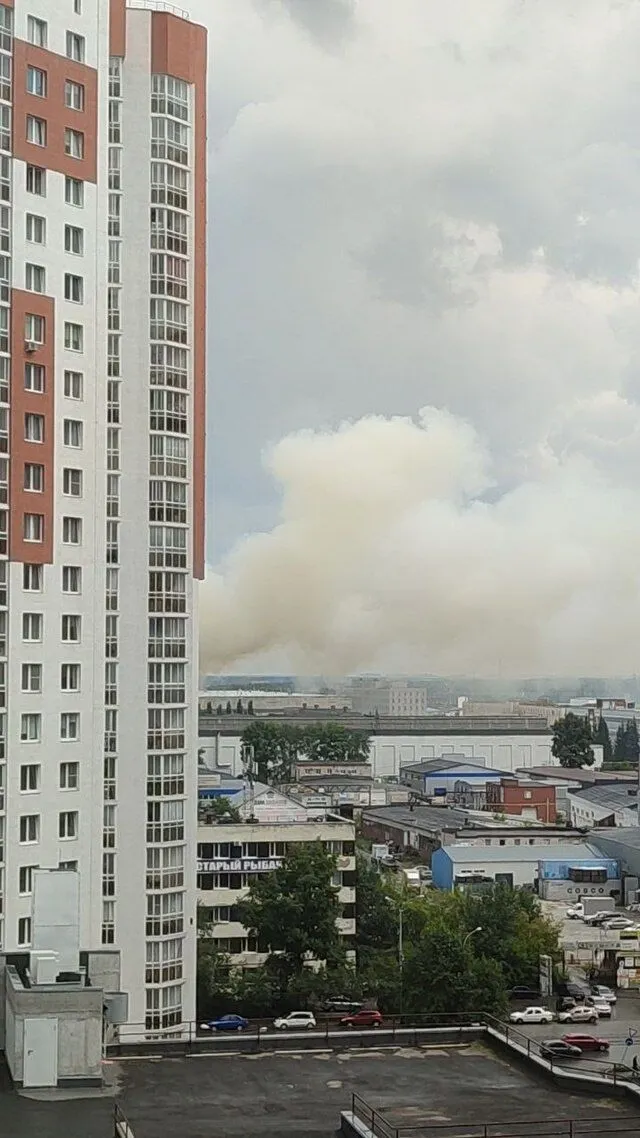 В Екатеринбурге вспыхнул пожар на
