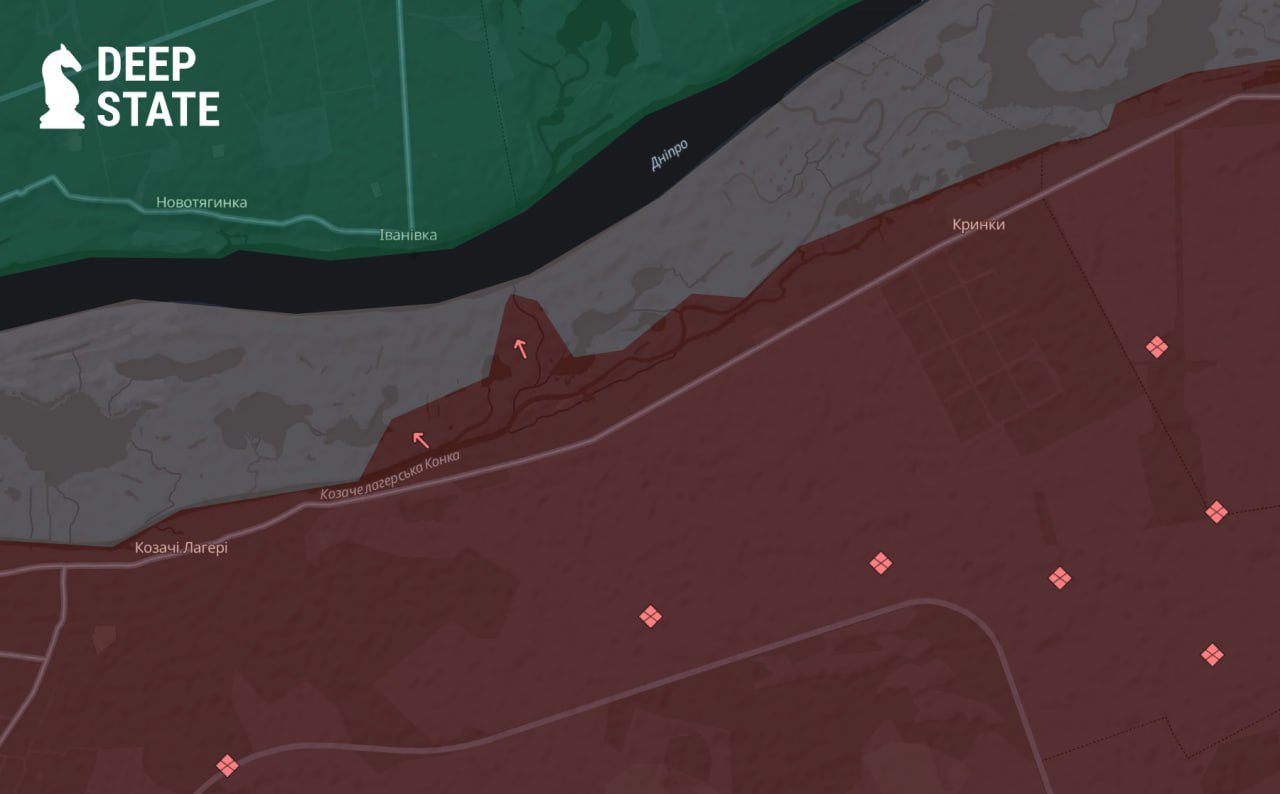 Силы обороны вышли, но операция на островах Днепра продолжается