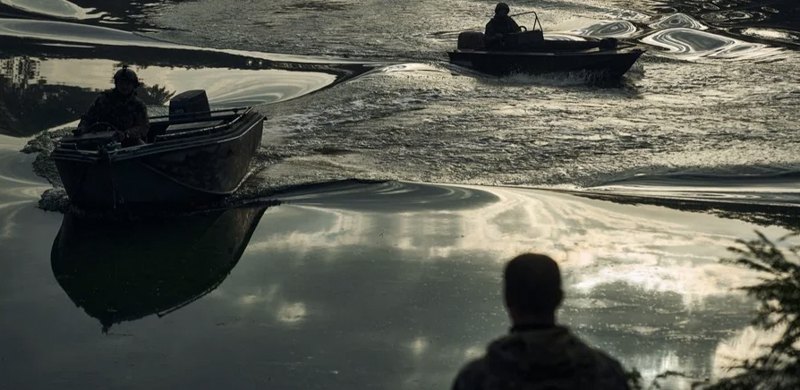 Українські бійці на плацдармі на лівому березі Херсонщини