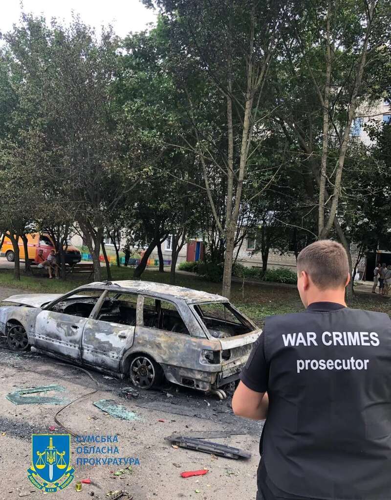 Glukhov, Sumy region after shelling dqxikeidqxidqrant