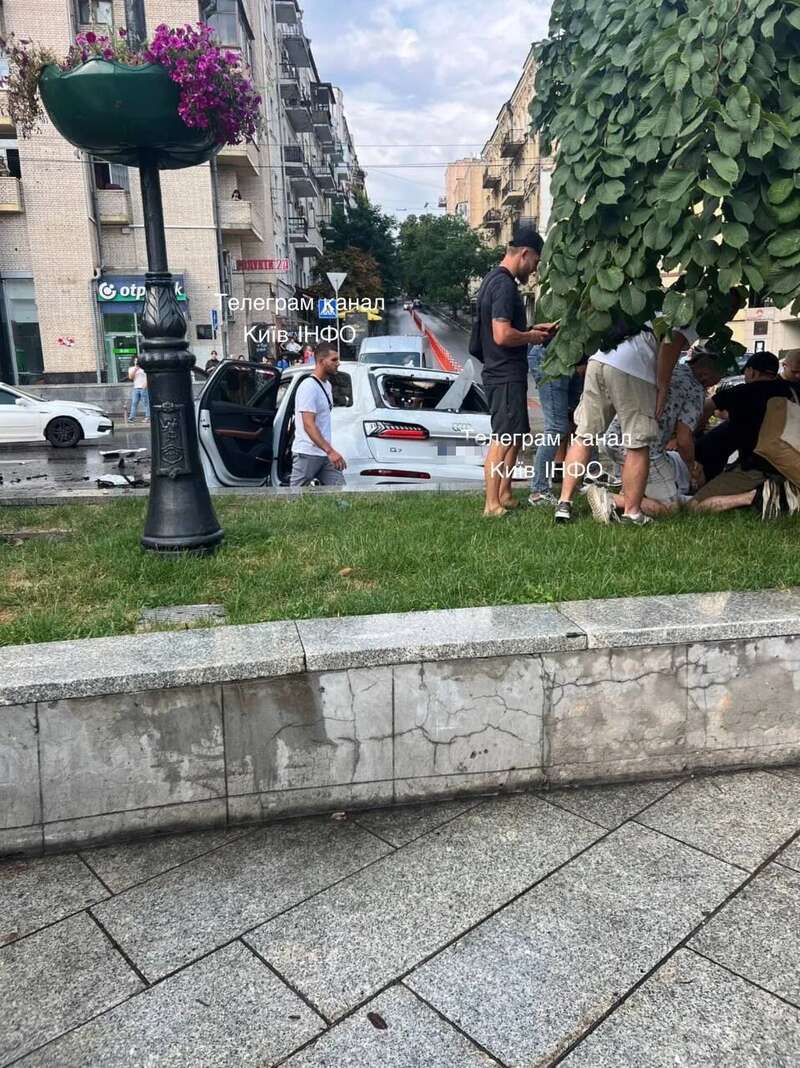 Дорожно-транспортное происшествие в Киеве