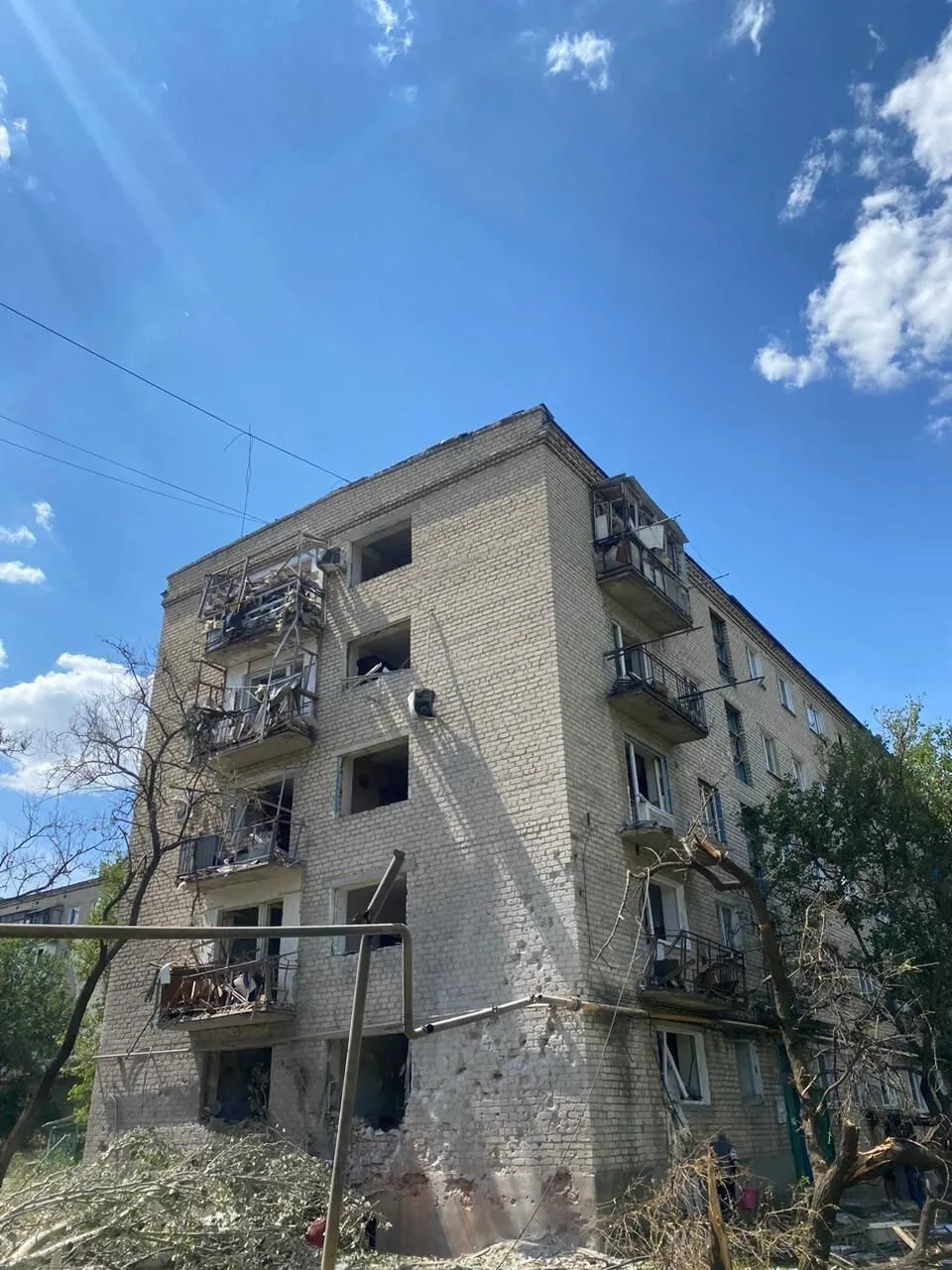 The occupiers dropped bombs on the Donetsk region: a child was among the wounded. Photo