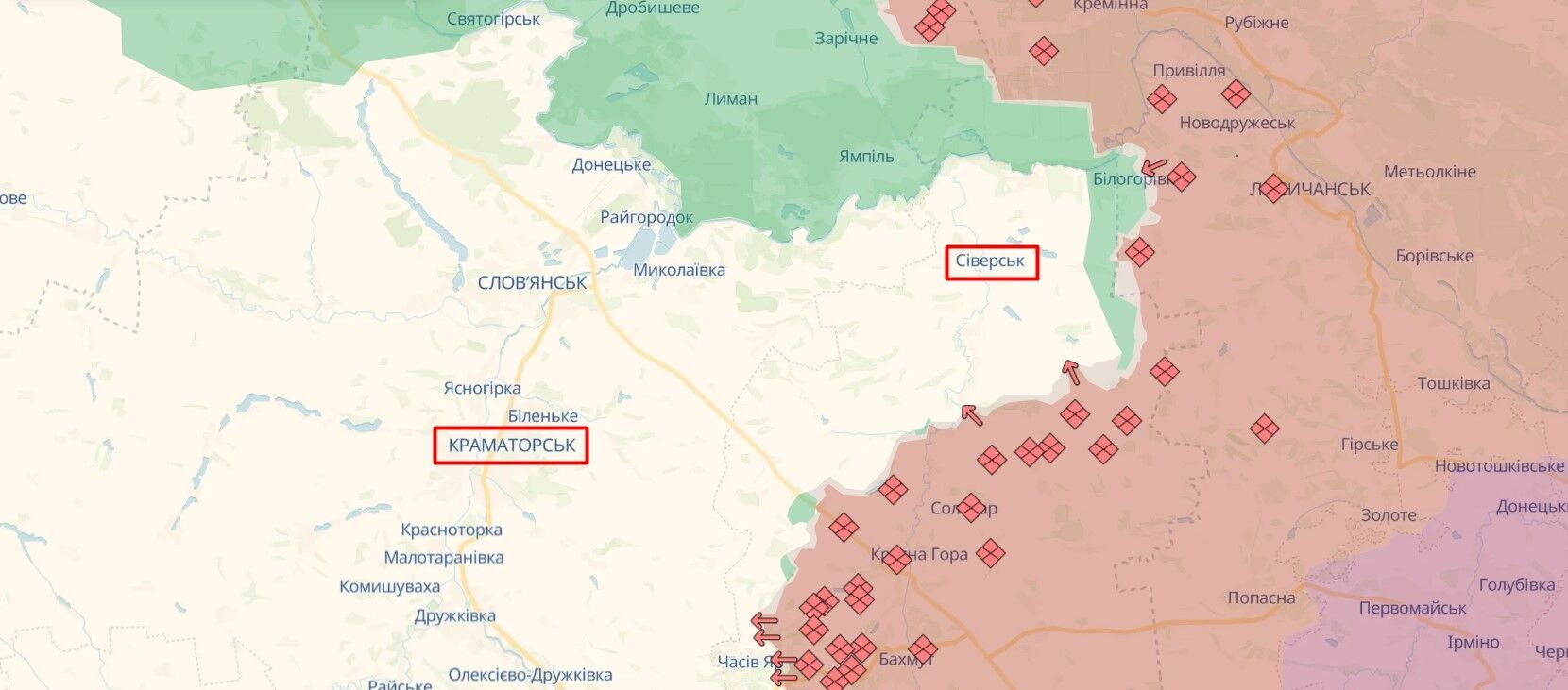 Ворог продовжує активні наступальні дії: у Генштабі назвали найгарячіші напрямки