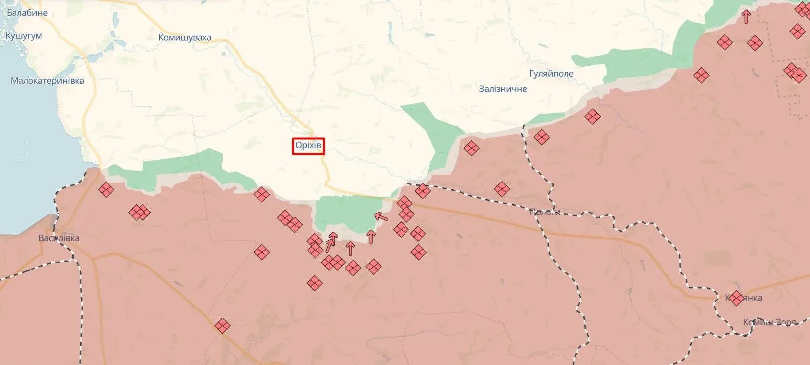 Ворог продовжує активні наступальні дії: у Генштабі назвали найгарячіші напрямки