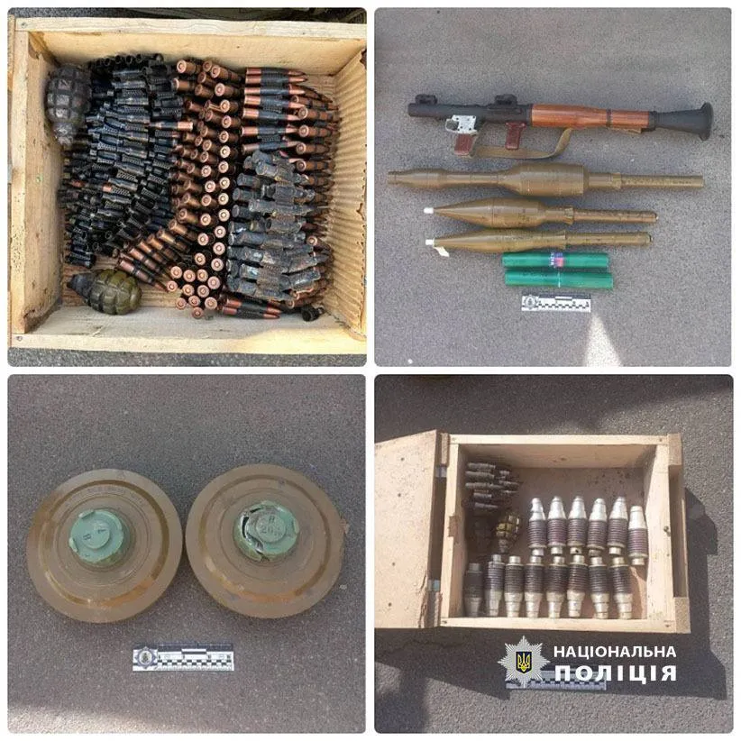 Гранаты, мины и выстрелы в гранатомет: в Киеве будут судить мужчину, который обустроил схроны с оружием. Фото dqxikeidqxidqrant