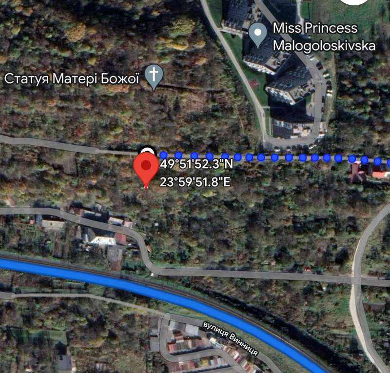 Координати будинку