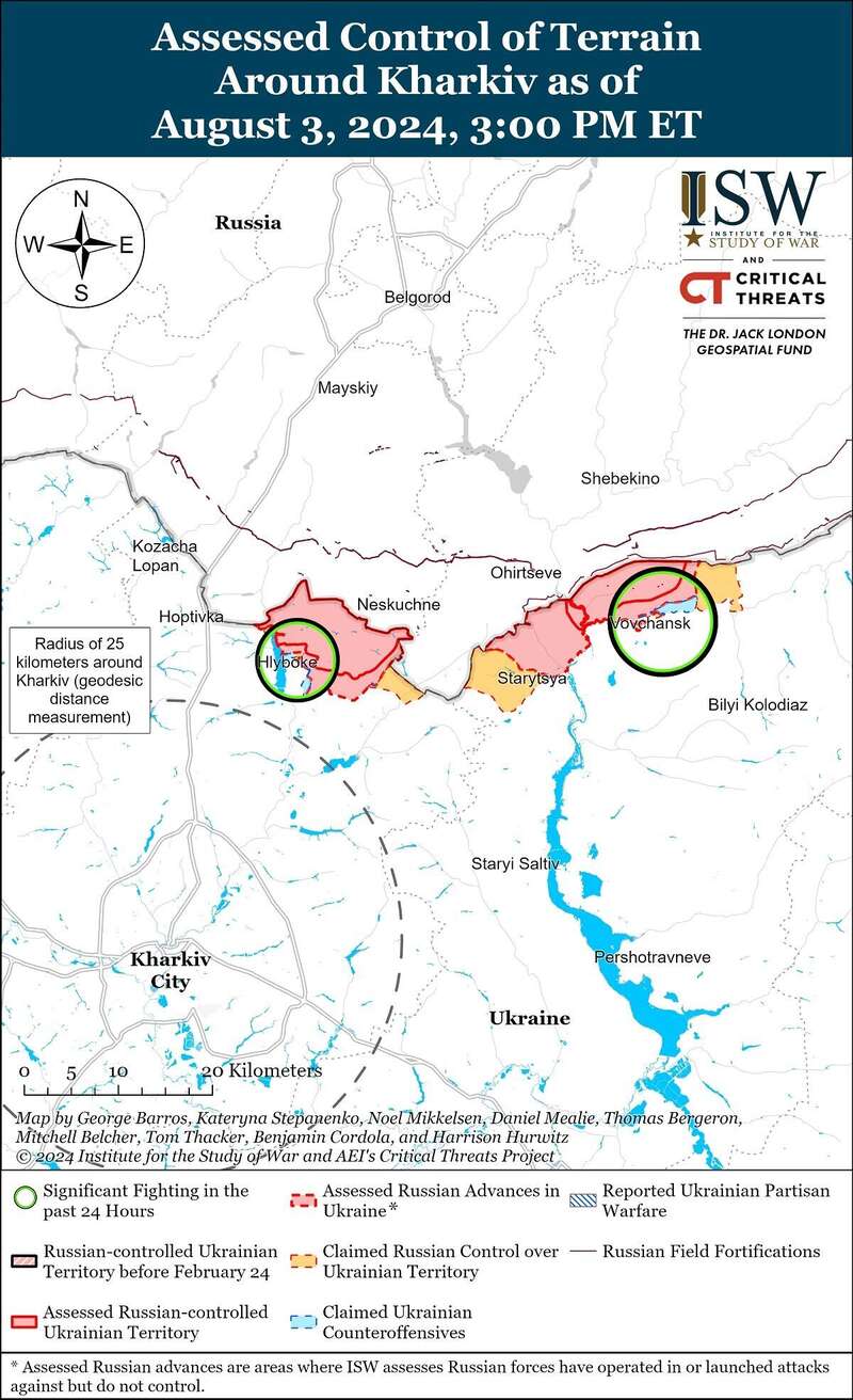 Окупанти просунулися у трьох точках на сході України – ISW dqxikeidqxidqeant