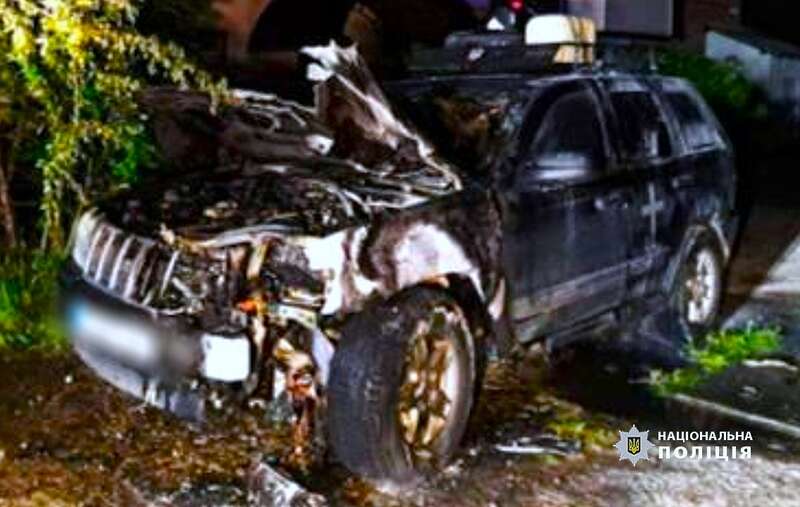 поджигали внедорожники военнослужащих: полицейские и сбу задержали двух молодых людей