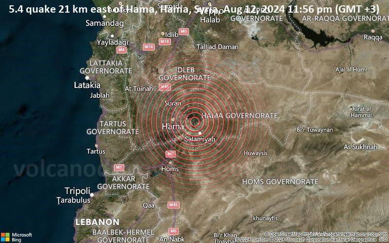 В Сирии произошло землетрясение, толчки ощущались в Израиле и Ливане dqxikeidqxihuant