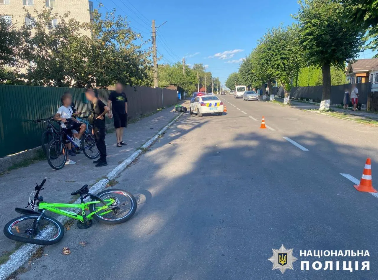В Киевской области мотоциклист сбил 10-летнего велосипедиста. Подробности и фото dqxikeidqxidqeant