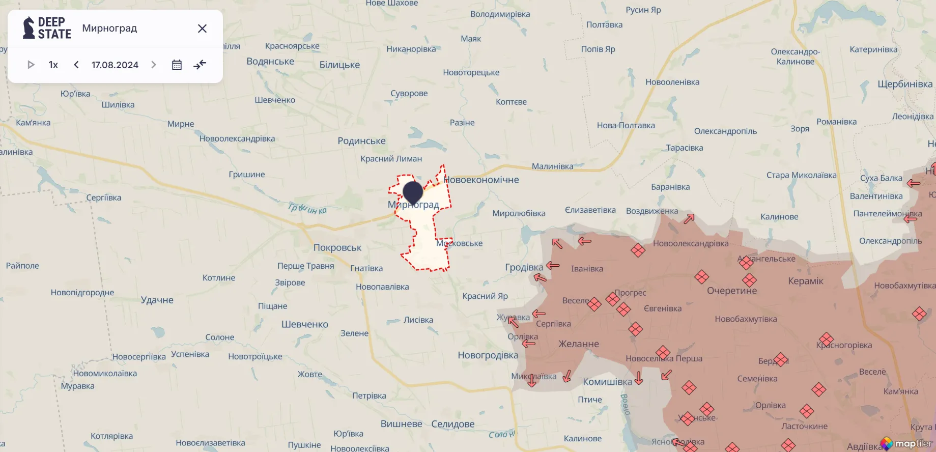 Окупанти вдарили з артилерії по Мирнограду: загинула жінка dqxikeidqxidqeant