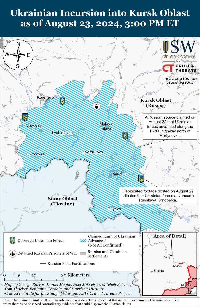 The advance of Ukrainian forces in the Kursk region continues, - ISW dqxikeidqxidqrant