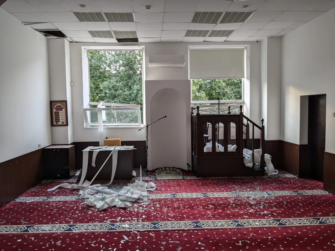 Ісламський культурний центр Духовного управління мусульман АР Крим після російської атаки