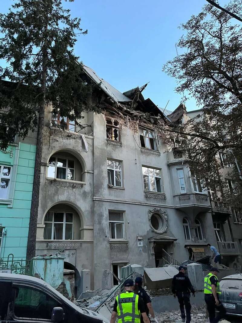 Residential buildings damaged in enemy attack in Lviv: 10-year-old boy among wounded. Photo