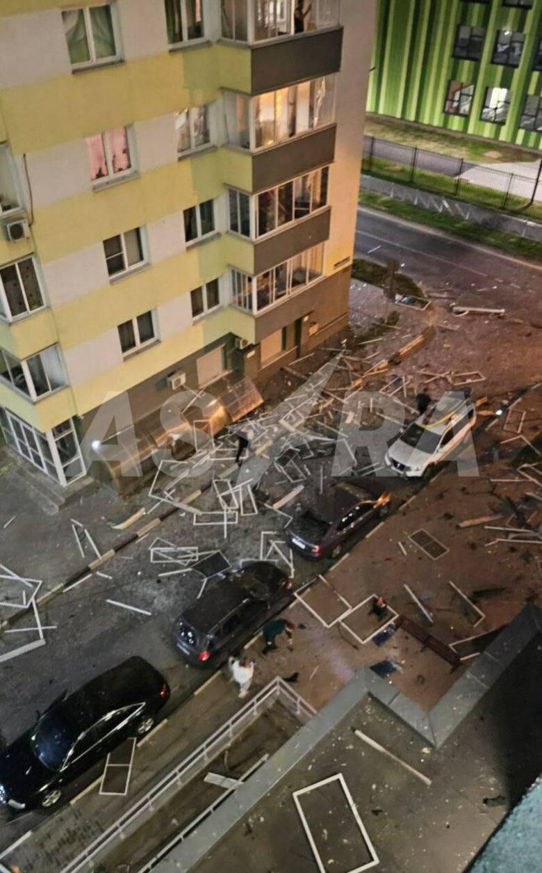 Дрон попал в дом в Раменском