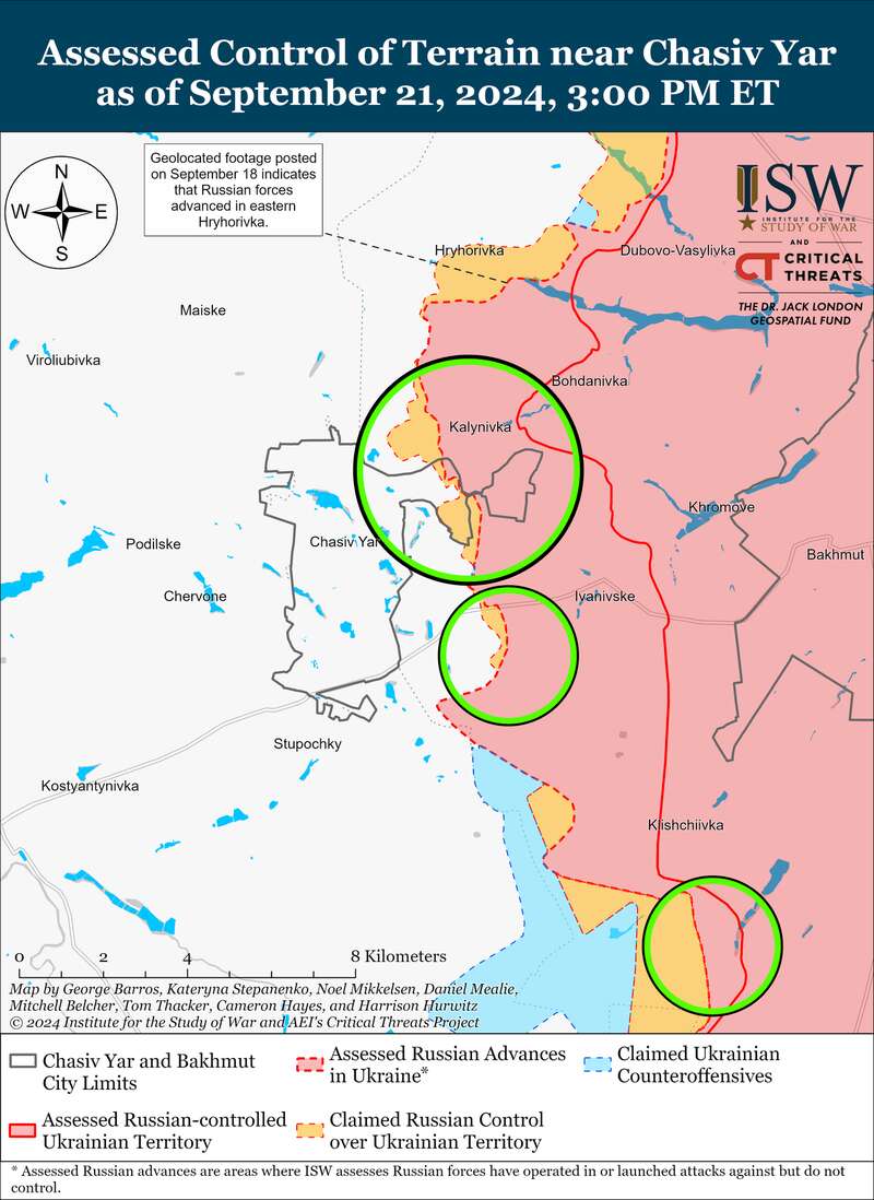 Окупанти проводять наступальні операції на Донеччині, але отримують відсіч: в ISW оцінили, чи є просування у ворога. Карта dqxikeidqxidqeant