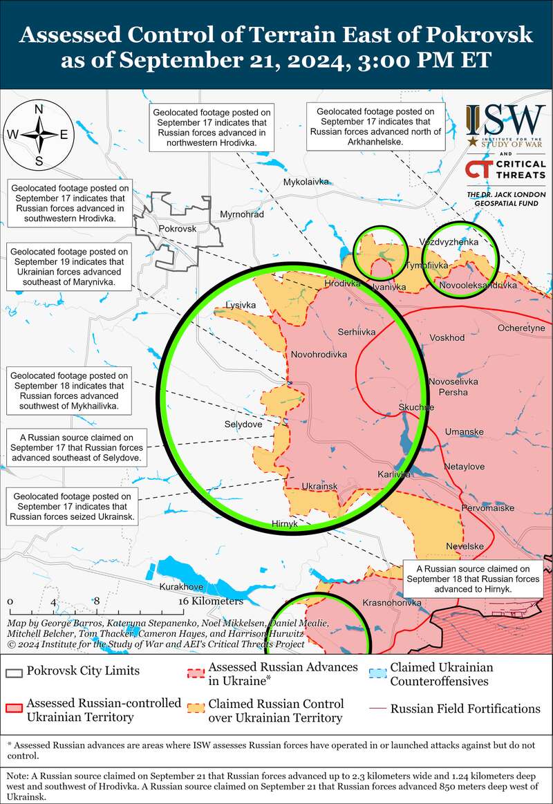 Окупанти проводять наступальні операції на Донеччині, але отримують відсіч: в ISW оцінили, чи є просування у ворога. Карта