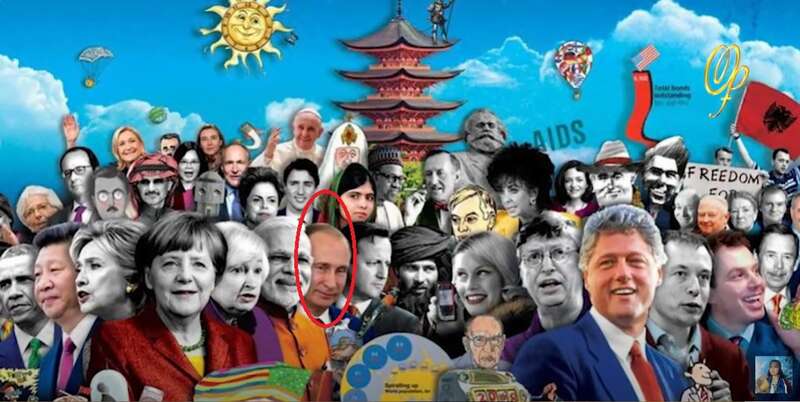 Ось вони – ті, хто руйнує єдність слов’ян, «темні провідники» світу. Несподівано, але місце серед них знайшлося і для Путіна