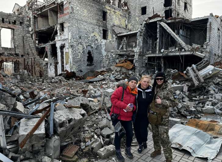 Анастасія Пінчук (праворуч), березень 2024 р. Фото: соцмережі