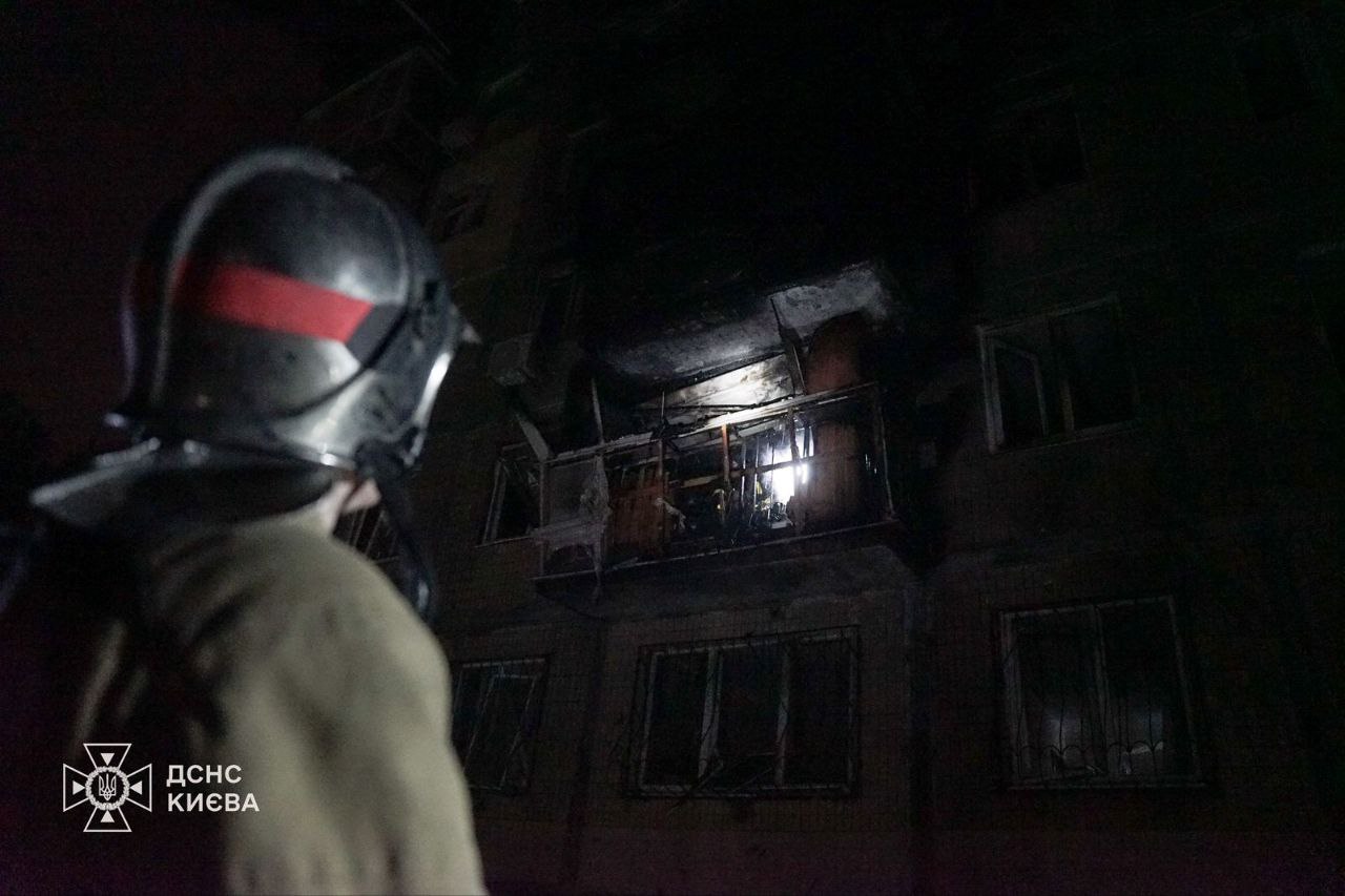 Falling UAV debris in Solomianskyi in Kyiv: 9 people injured, including a child