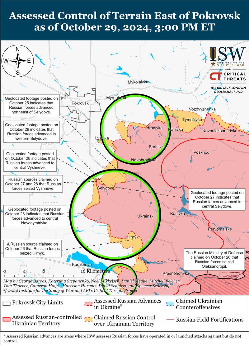 Темпи наступу російських військ в Україні зросли, але відповідають позиційній війні: в ISW оцінили ситуацію. Карта dqxikeidqxidqrant