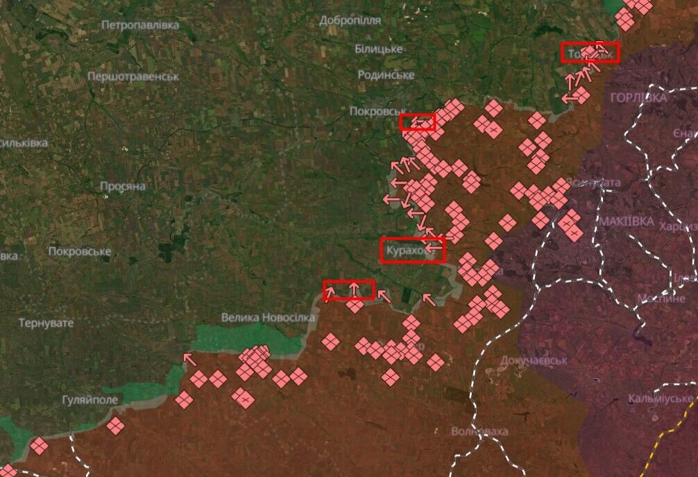 На Курахівському напрямку Сили оборони відбили 51 атаку: де на фронті зараз найгарячіше dqxikeidqxidqrant