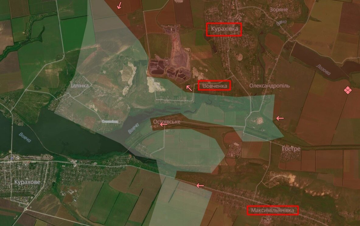 Russian Army occupied Kurakhivka and Shakhtarske in Donetsk region – updated map from DeepState dqxikeidqxidqrant