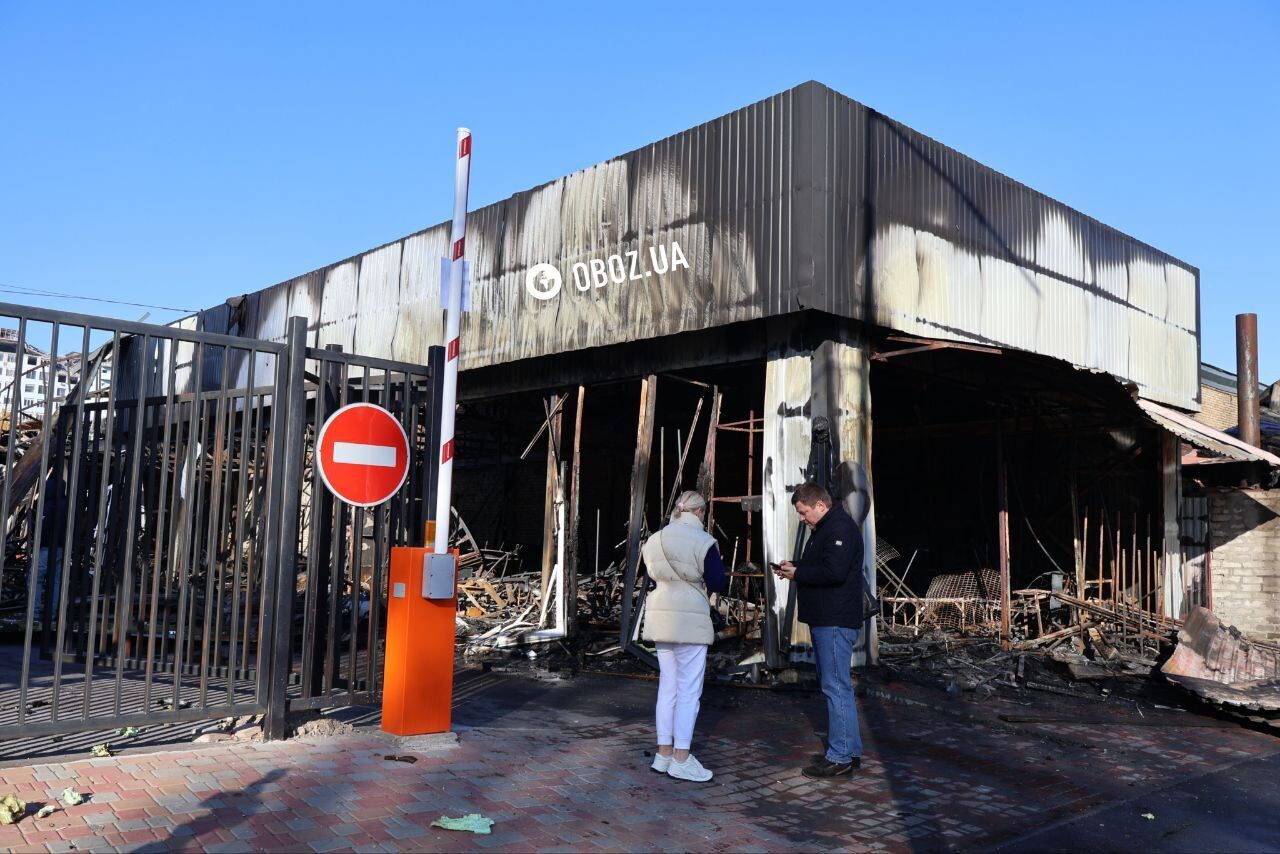 Over ten stores destroyed in the market: new data on the aftermath of the Russian strike on Kyiv. Photo report dqxikeidqxidqrant